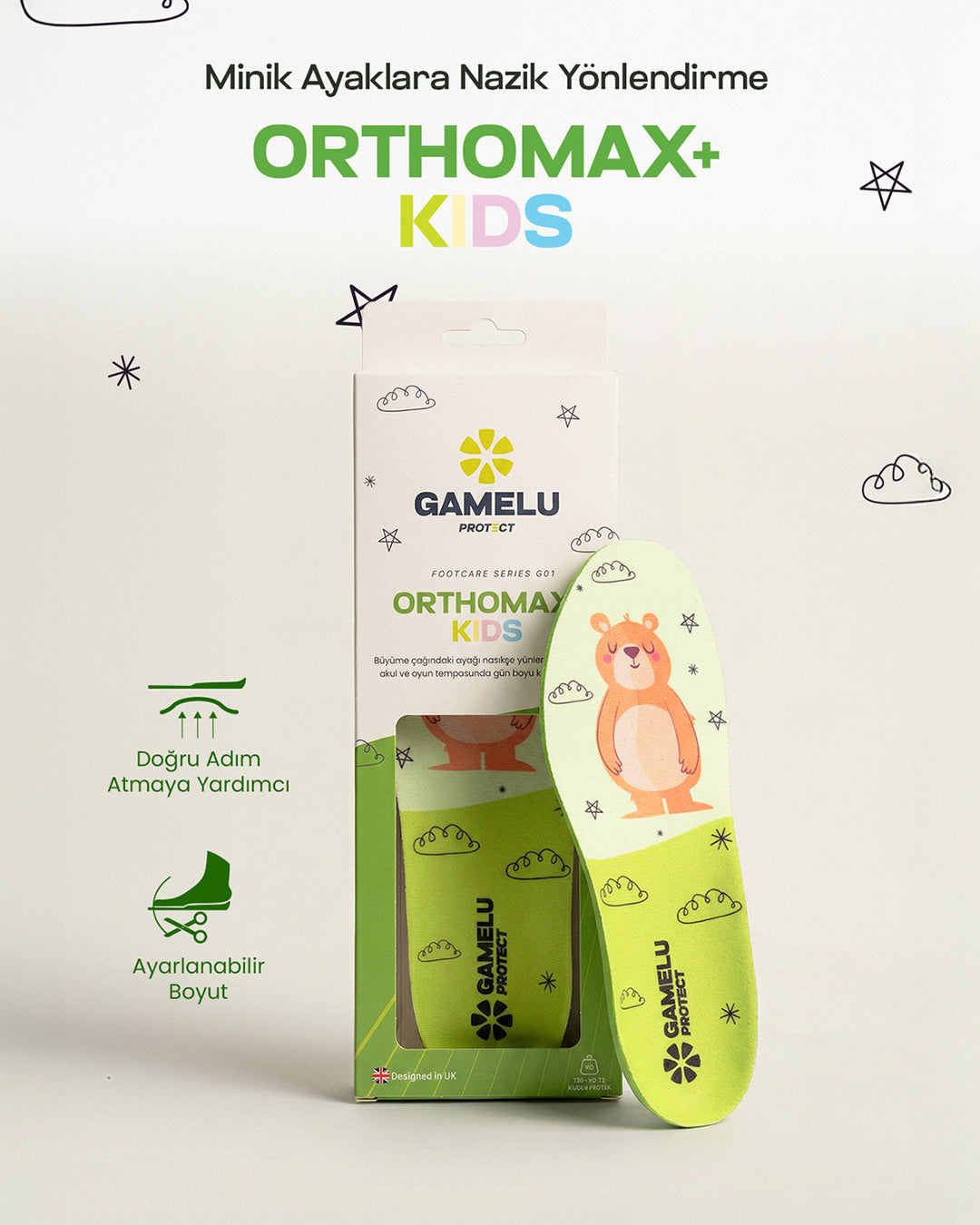 OrthoMax+ Kids Ortopedik Tabanlık