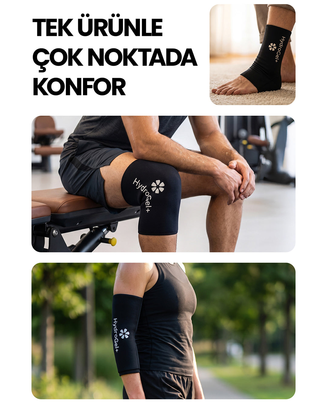 FlexiCool+  Dizlik Dirseklik Kompres Soğuk Jel Terapi