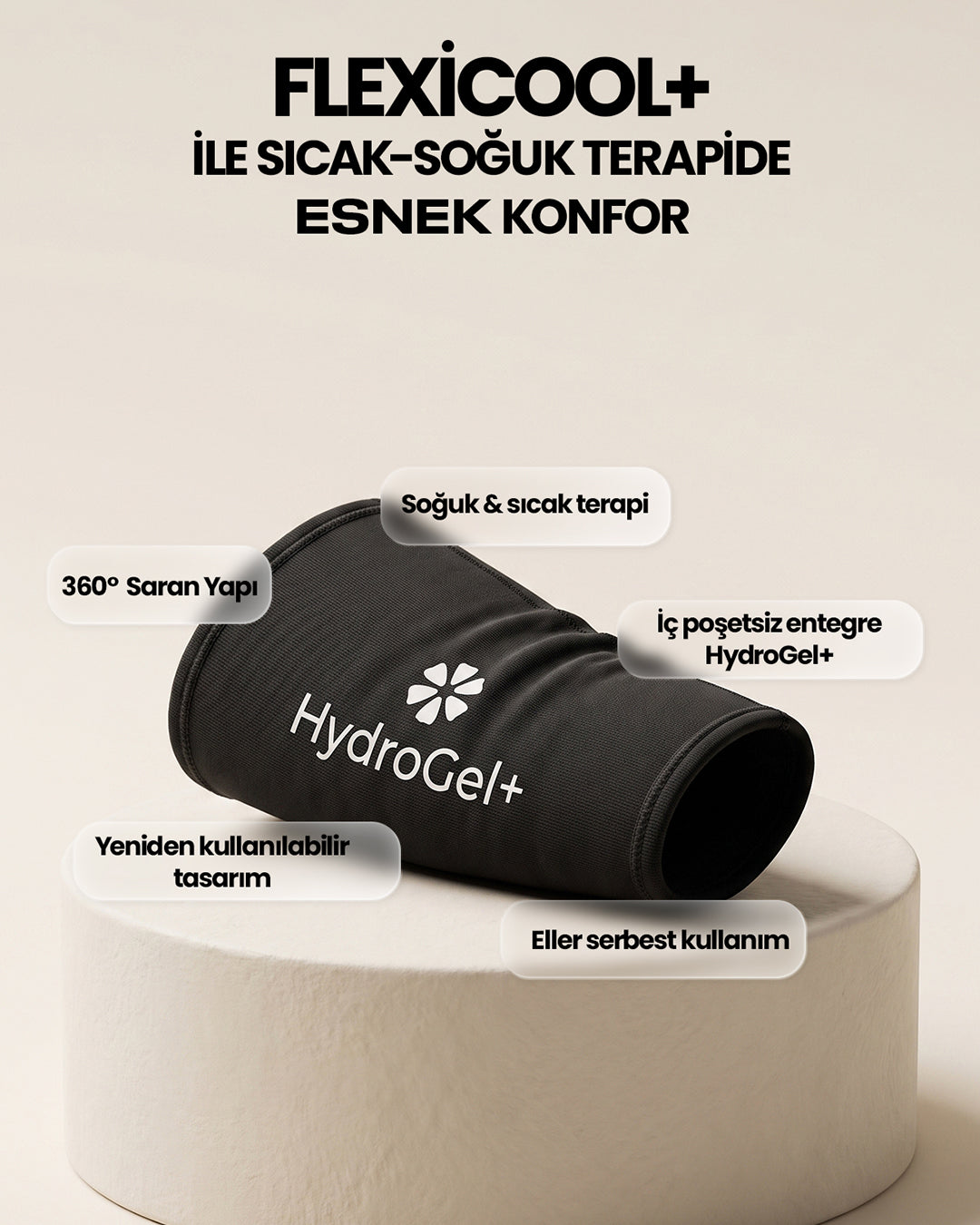 FlexiCool+  Dizlik Dirseklik Kompres Soğuk Jel Terapi