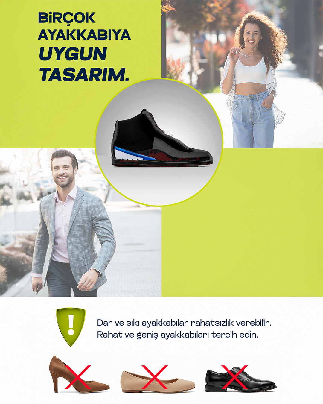 HeightMax+ 3.5 CM Boy Uzatıcı Ortopedik Jel Tabanlık- Topukluk