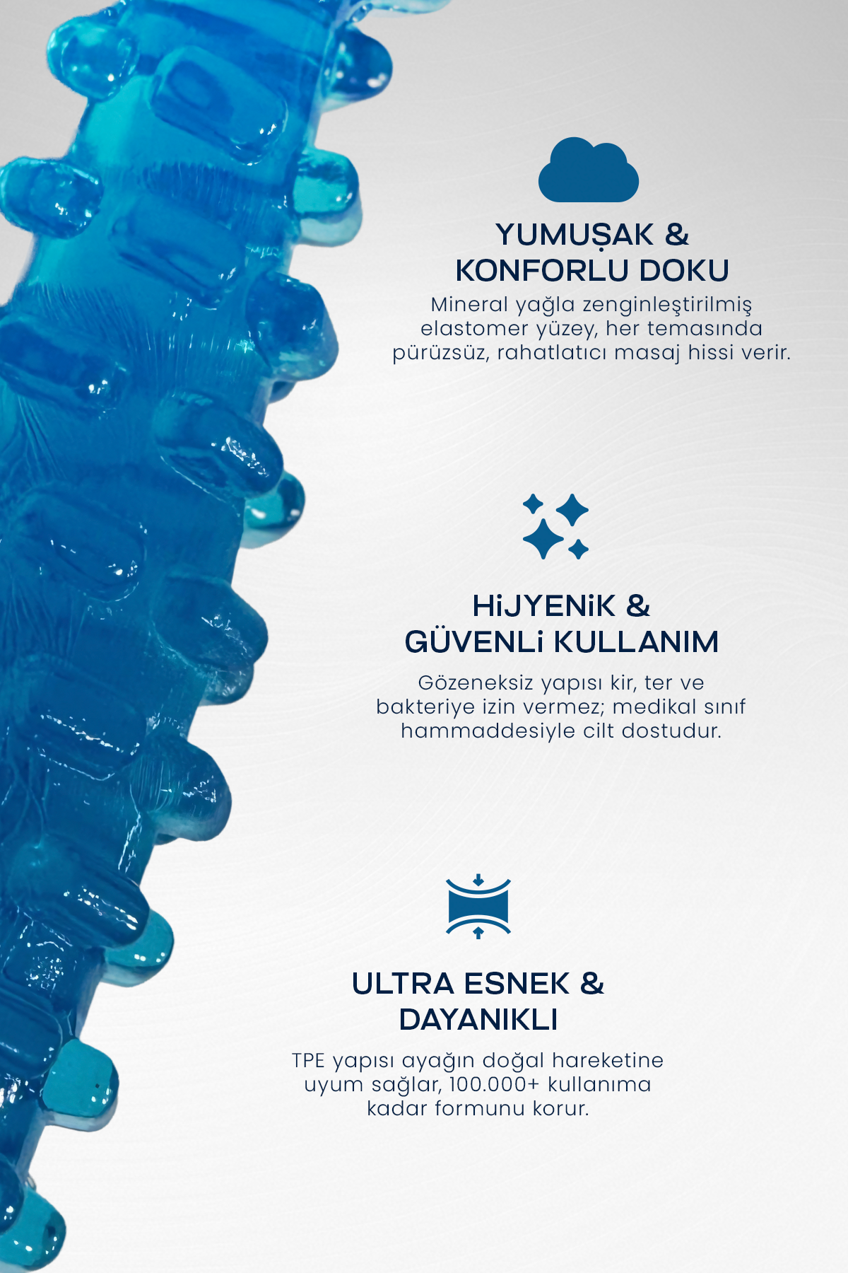 Ayak Masaj Rulosu – Ayak Tabanı ve Ayak Kemeri İçin Derin Doku Masaj Rulosu, Ayak Ağrısı ve Yorgunluk Giderici