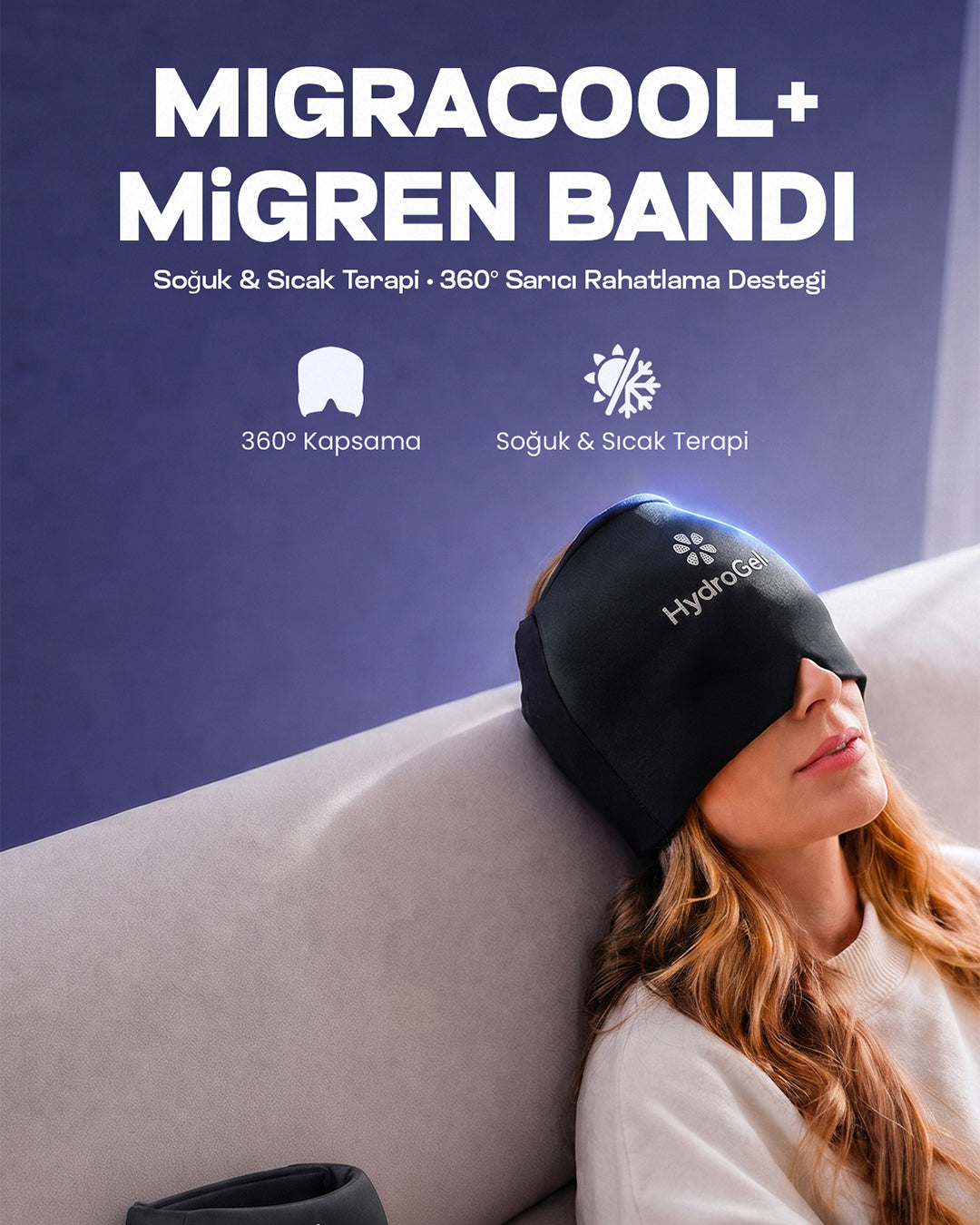 MigraCool+ Migren Şapkası Jel Kompres