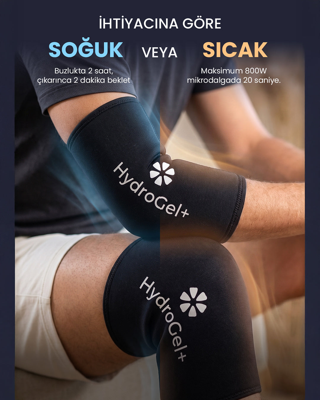 FlexiCool+  Dizlik Dirseklik Kompres Soğuk Jel Terapi